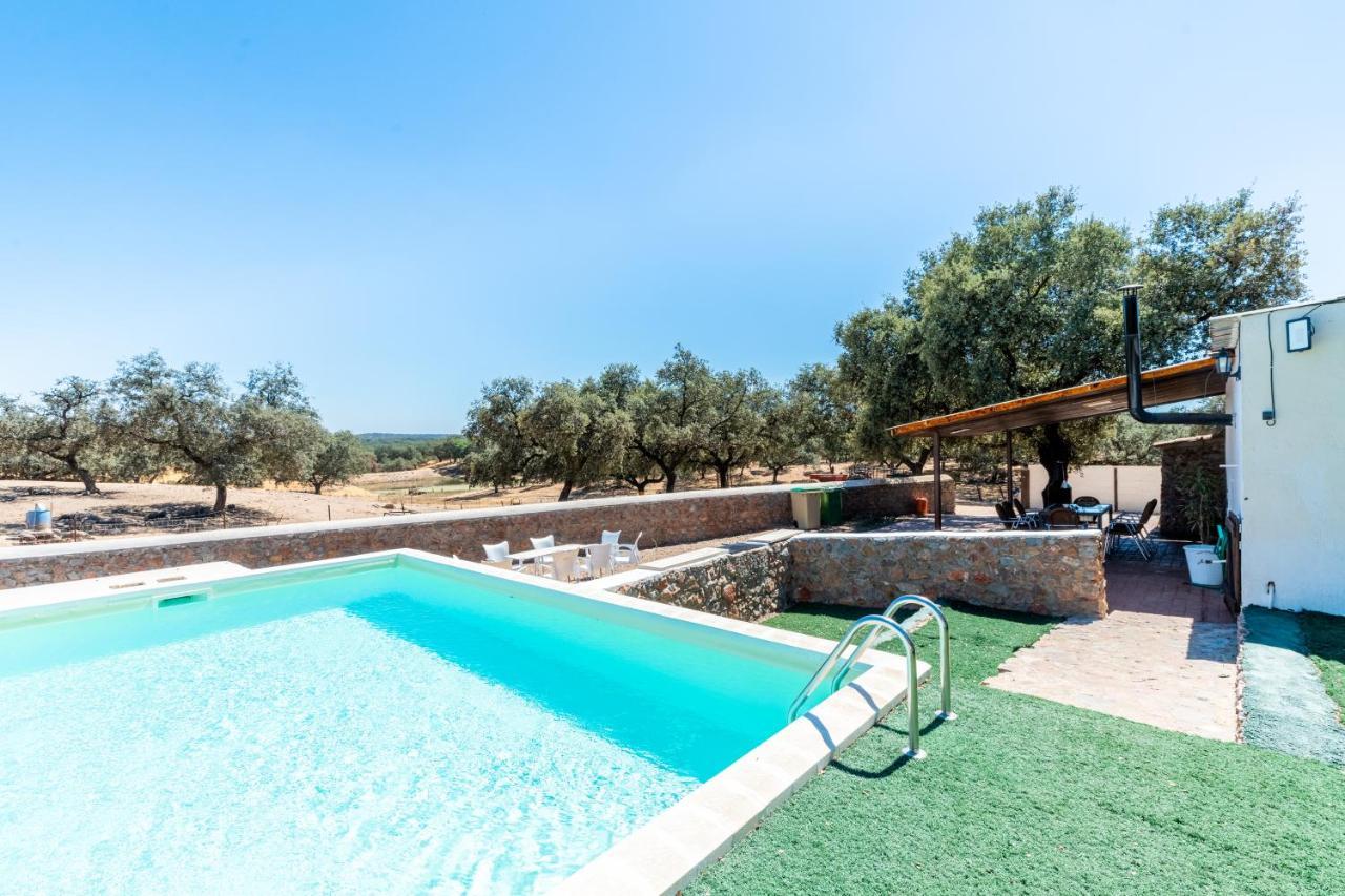 Casa Rural Quejigo Con Piscina Санта-Олалья-дель-Кала Экстерьер фото